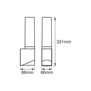 Outdoor Wall Light SMART WIFI RGBW FLARE WALL