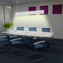 Suspended / surface mounted linear LED luminaire 40W - Slim - 120cm - 3100lm