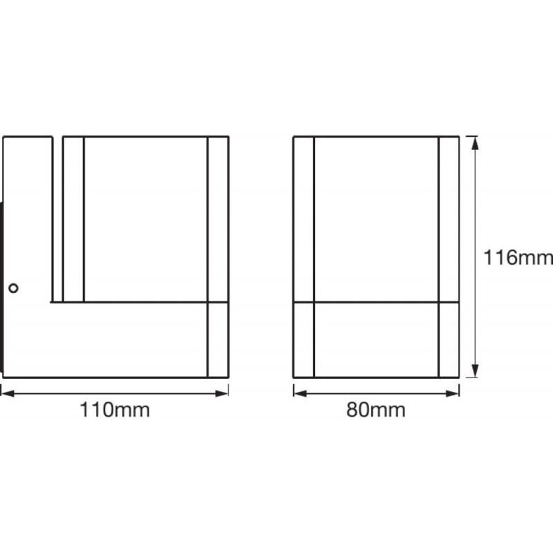 CUBE DG SMART WiFi RGBW RGBW Outdoor Wall Light CUBE DG