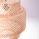 Wicker pendant lamp "Onna".