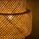 Wicker pendant lamp "Onna".