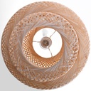 Wicker pendant lamp "Onna".