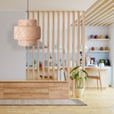 Wicker pendant lamp "Onna".