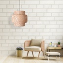 Wicker pendant lamp "Onna".