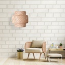 Wicker pendant lamp "Onna".