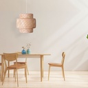 Wicker pendant lamp "Onna".