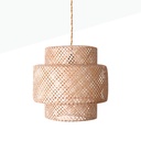 Wicker pendant lamp "Onna".