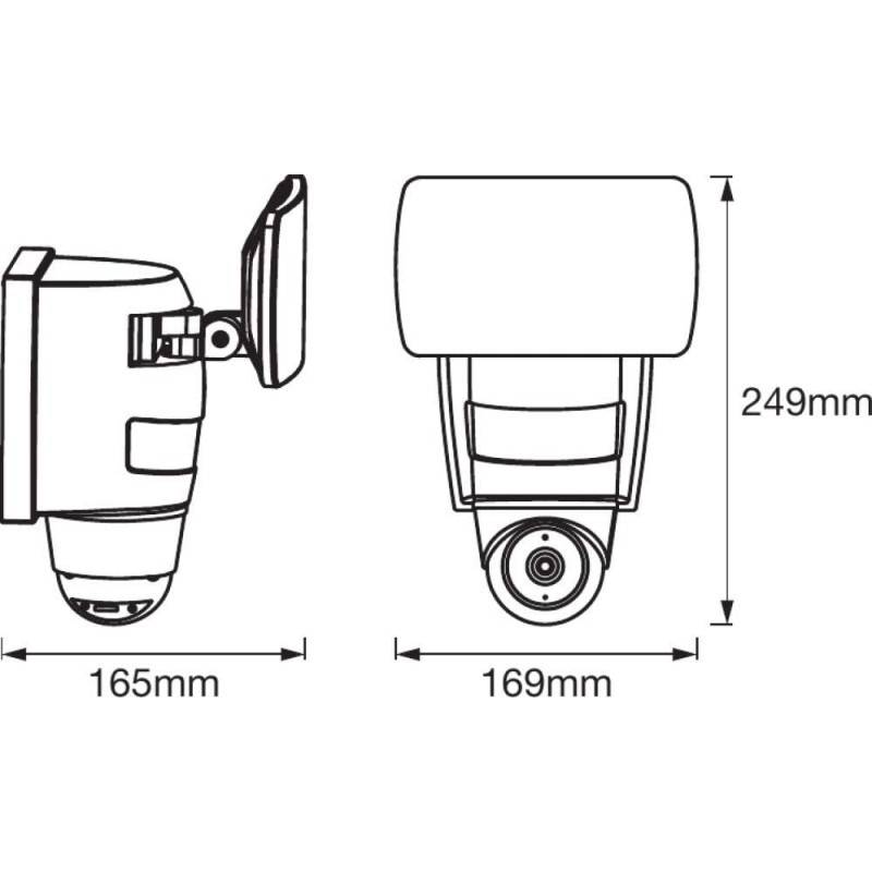 Cámara Smart WiFi OUTD FLOOD CAMERA 24W DG LEDV