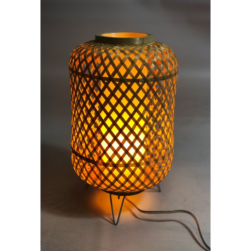 Wicker table lamp "Roso"