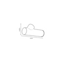 Wall sconce bedroom LED "KOLO" - Chip COB 6W