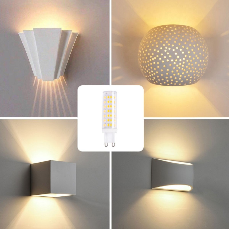 Tubular G9 LED Bulb - 220/240V AC - 6W - Dimmable