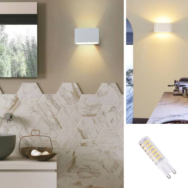 Tubular G9 LED Bulb - 220/240V AC - 6W - Dimmable