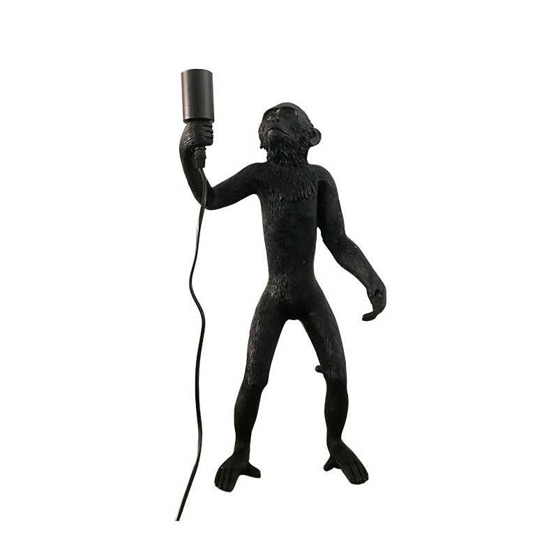 Resin monkey lamp "Micu".