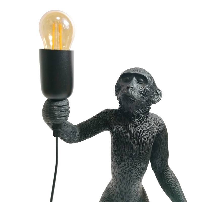 Resin monkey lamp "Micu".