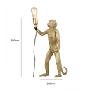 Resin monkey lamp "Micu".