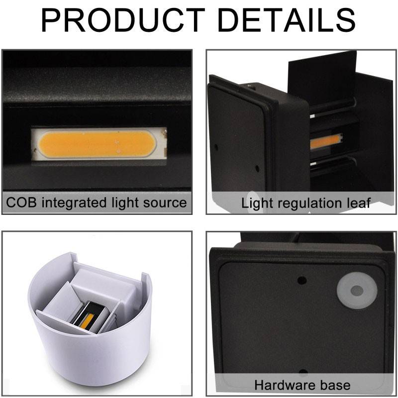 Wall light "LAT" 6W dimmable light aperture