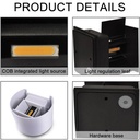 Wall light "LAT" 6W dimmable light aperture