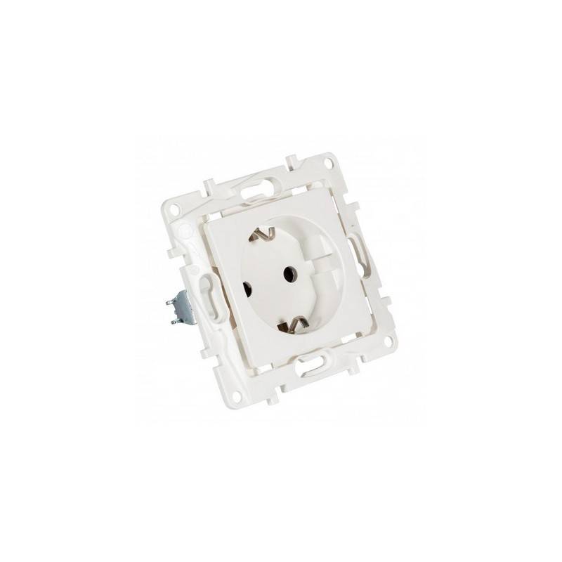 Socket Schuko plug 2 poles and ground 16 amperes