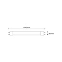 LED T8 60cm colored tube - 9W