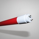 LED T8 60cm colored tube - 9W