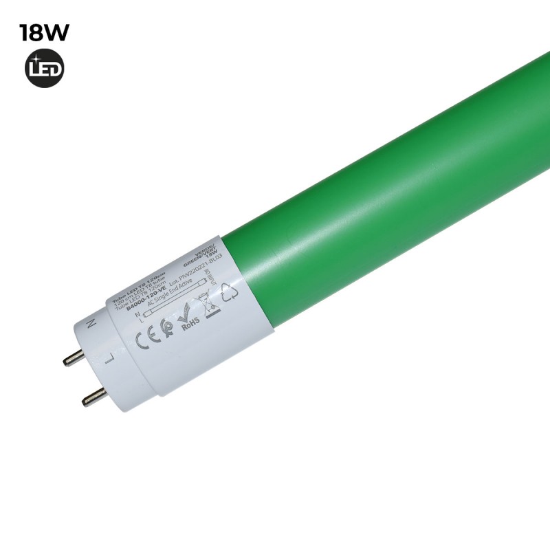 LED T8 120cm colored tube -18W