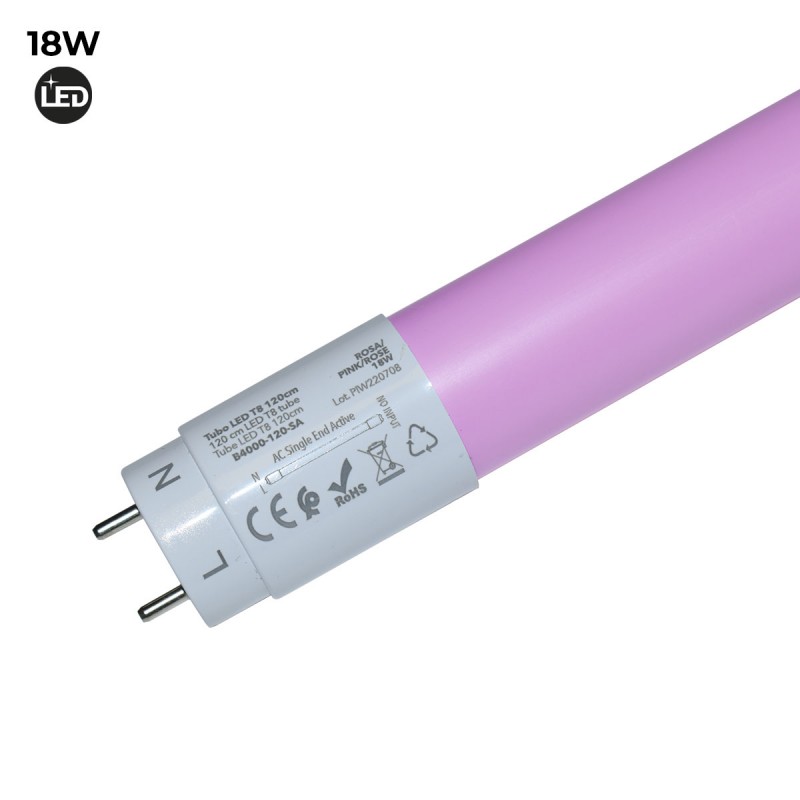LED T8 120cm colored tube -18W