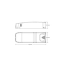 TRIAC dimmable driver constant current 43-70V 20W 250mA