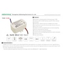 Dimmable TRIAC constant current driver 25-42V 8W 180mA