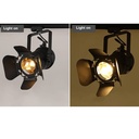 Adjustable spotlight  for 1-phase track - "Cinema" - E27
