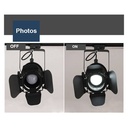 Adjustable spotlight  for 1-phase track - "Cinema" - E27