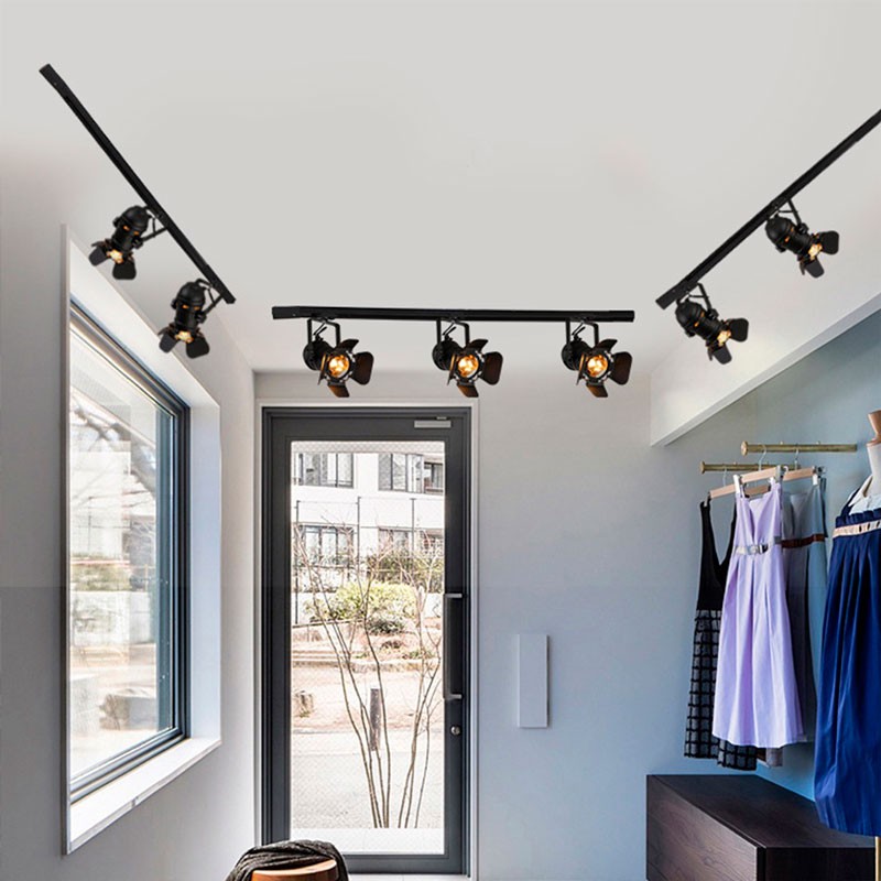 Adjustable spotlight  for 3-phase track - "Cinema" - E27