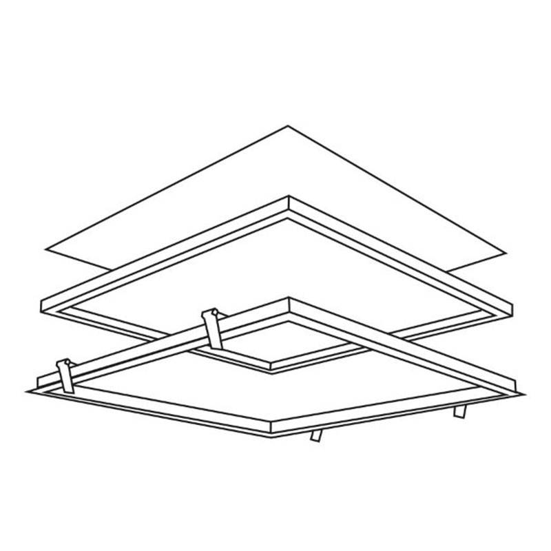 Recessed Frame Kit for LED Panels 60x60