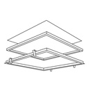 Recessed Frame Kit for LED Panels 60x60