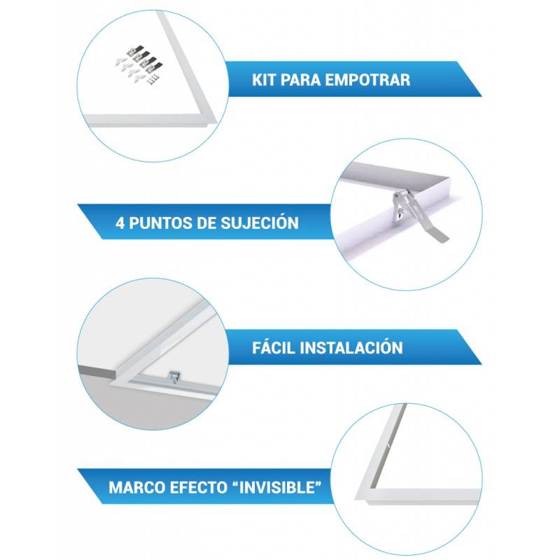 Recessed Frame Kit for LED Panels 60x60