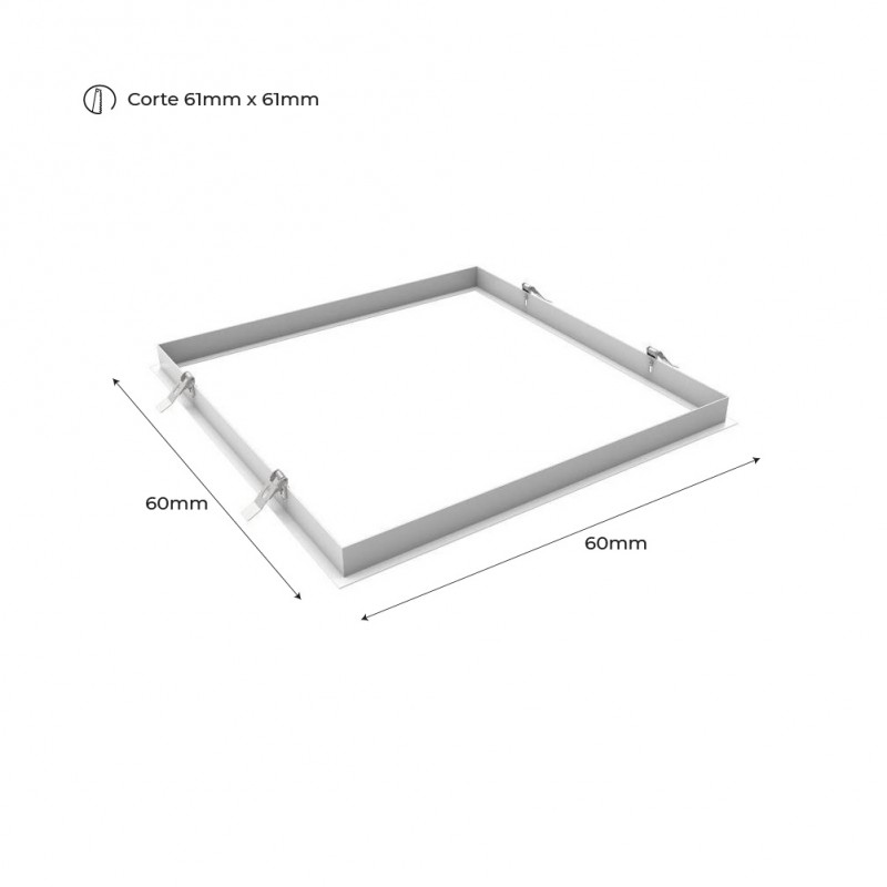 Recessed Frame Kit for LED Panels 60x60