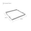 Recessed Frame Kit for LED Panels 60x60