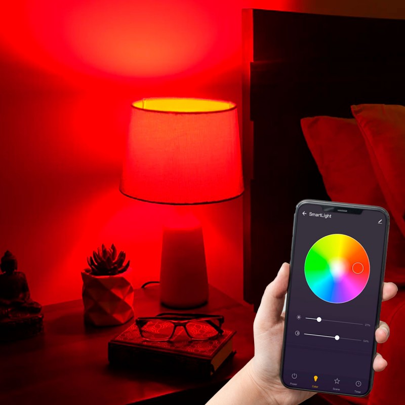 Smart WIFI Smart Bulb RGBWW E27 9W