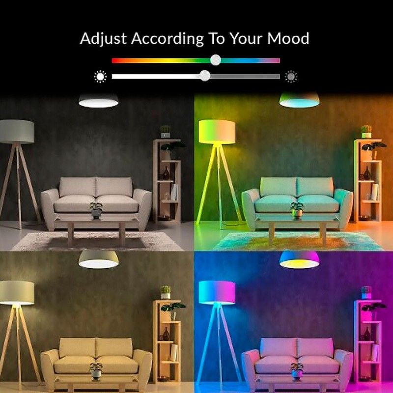 Smart WIFI Smart Bulb RGBWW E27 9W