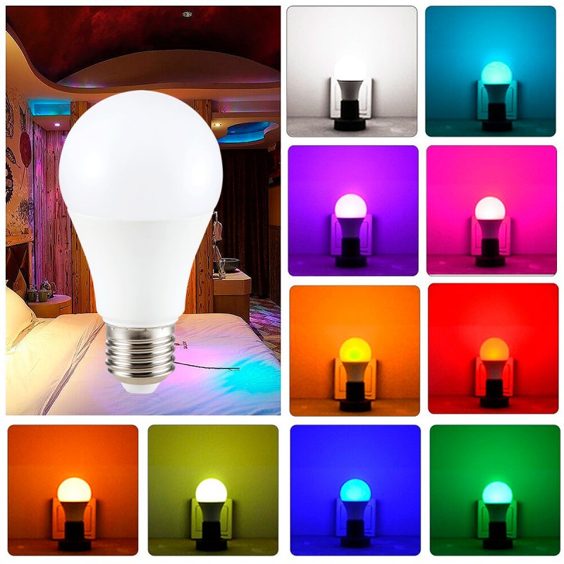 Smart WIFI Smart Bulb RGBWW E27 9W