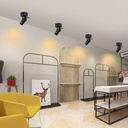 Wall and ceiling light LED COB "ESCOP" Adjustable with adjustable light angle  - 12W
