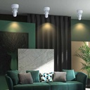 Wall and ceiling light LED COB "ESCOP" Adjustable with adjustable light angle  - 12W
