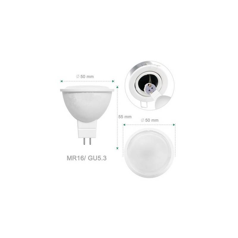 GU5.3 LED MR16 bulb 12-24V DC 5W