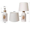 Ceramic lamp "ATUM".