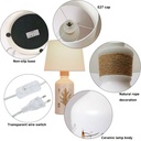 Ceramic lamp "ATUM".