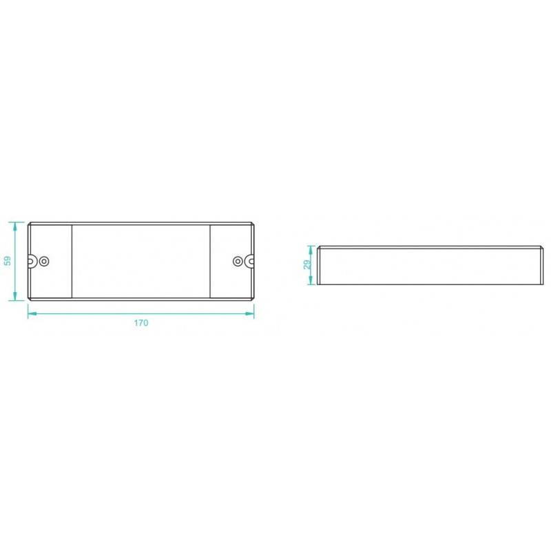 Dali DC Dimmer 12-36V 8A/channel (4 channels)