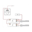 CCT touch dimmer mechanism for 4 zone LED lighting - SUNRICHER - DALI