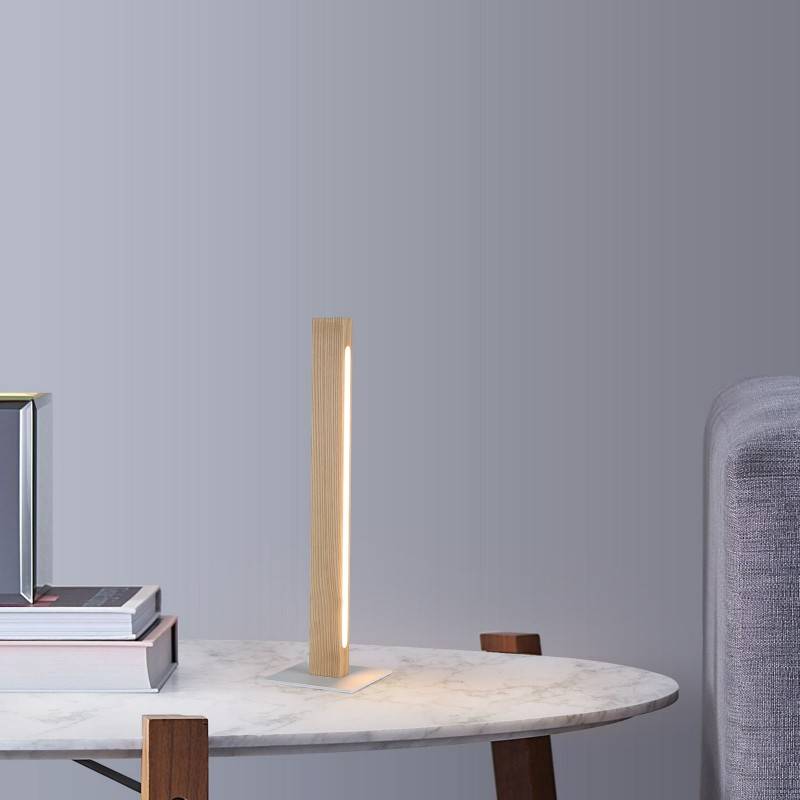 Wooden table lamp "TOAK" dimmable 10W