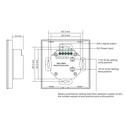 RGB touch dimmer for 4-zone LED lighting - SUNRICHER - DALI