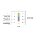 RGB touch dimmer for 4-zone LED lighting - SUNRICHER - DALI