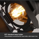 Extending and adjustable spotlight for 3-phase track - "Cinema" - E27